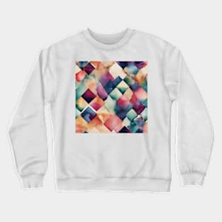 Watercolor Geometric Crewneck Sweatshirt